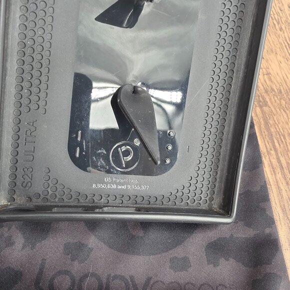 Loopy Phone Case Samsung Galaxy S23 Ultra Stealth Black Matte Solid Bumper Basic - Picture 4 of 9